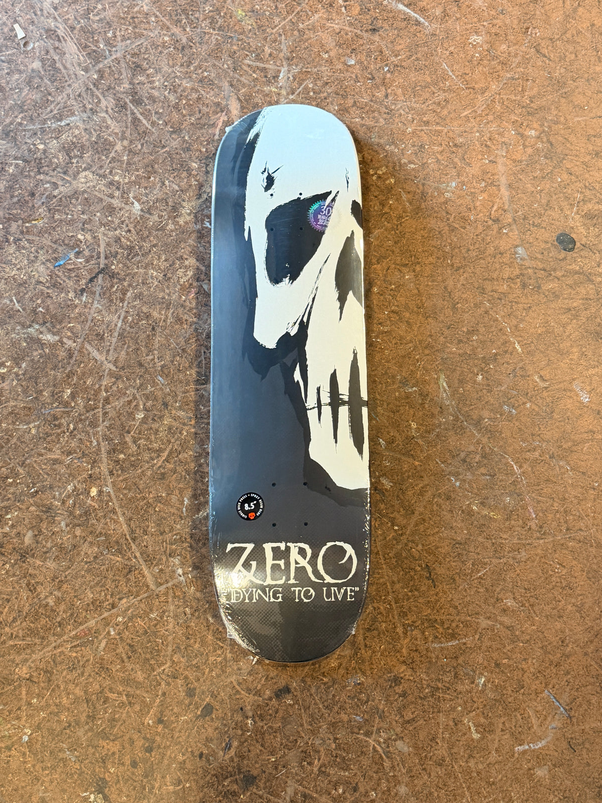Zero Skateboards 30 Year Dying To Live Deck 8.25