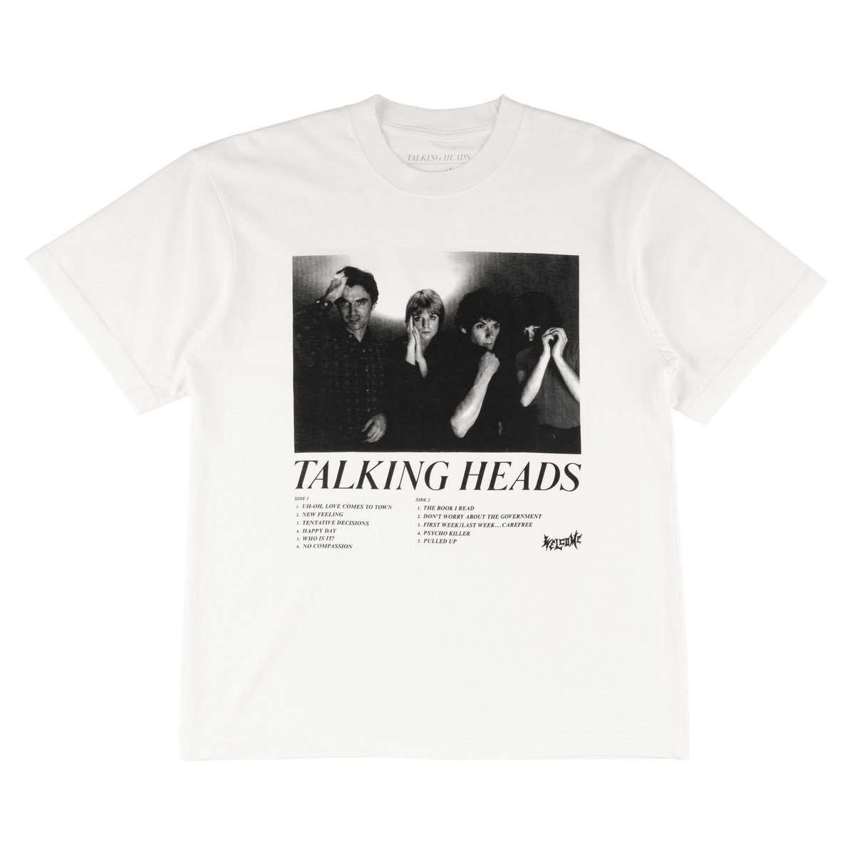 Talking Heads Track List Tee