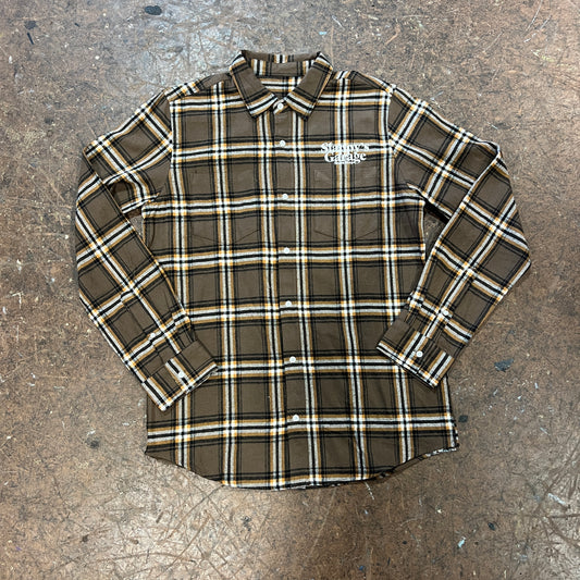 Sk8mag Flannel-Brown