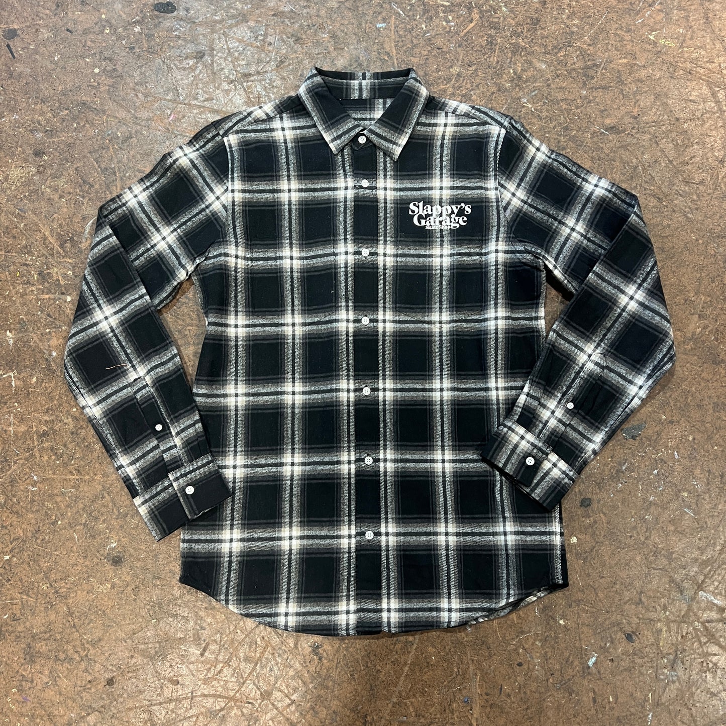 Sk8mag Flannel-Black