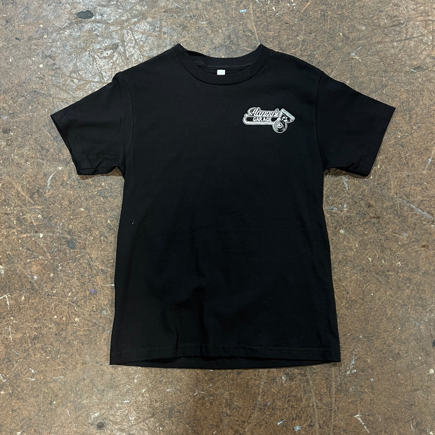 Truck and Wheel Shop Tee-Black