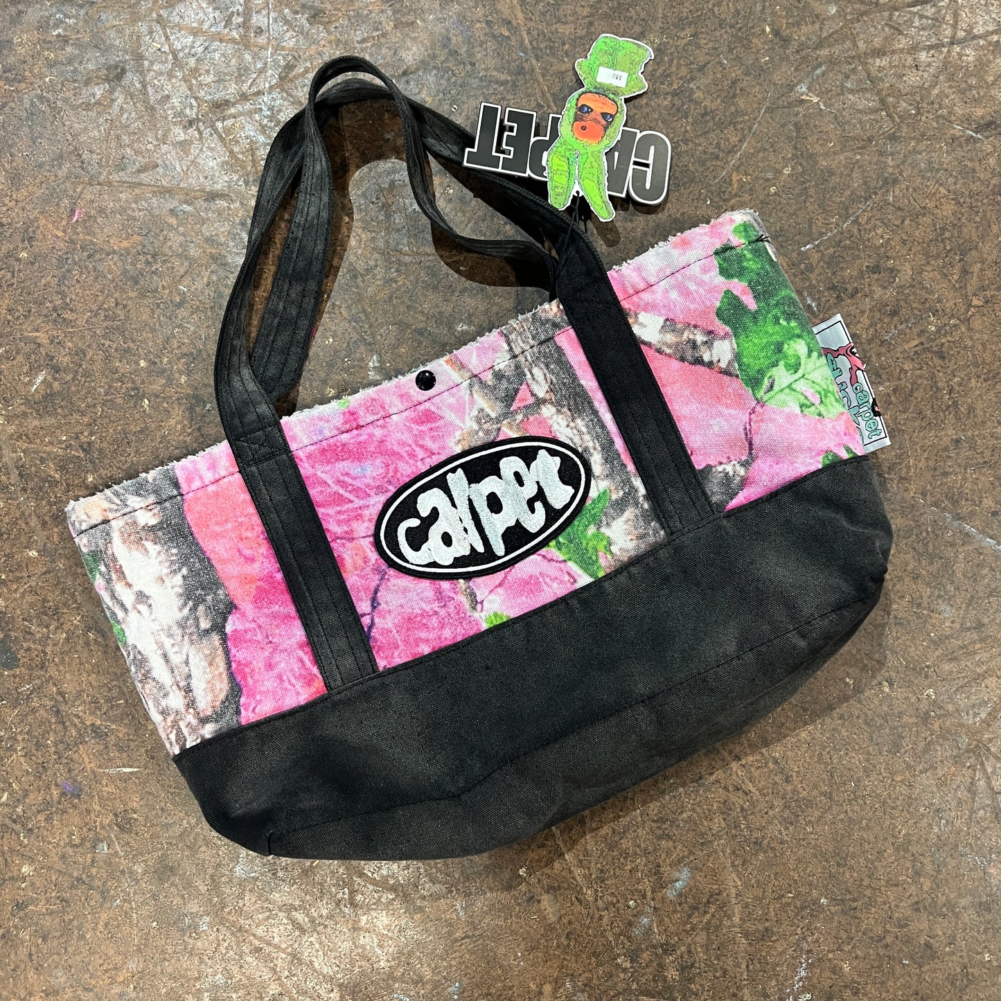 Carpet Company Camo Tote-Pink