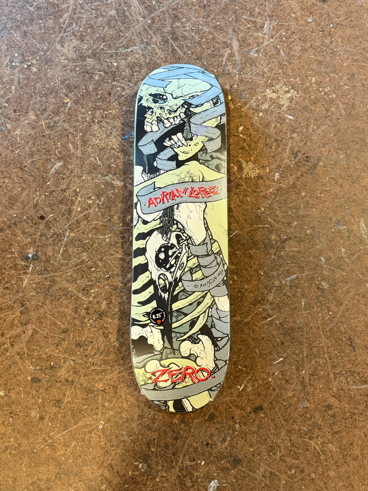 Zero Skateboards 30 Year Pushead Lopez 8.25 Deck