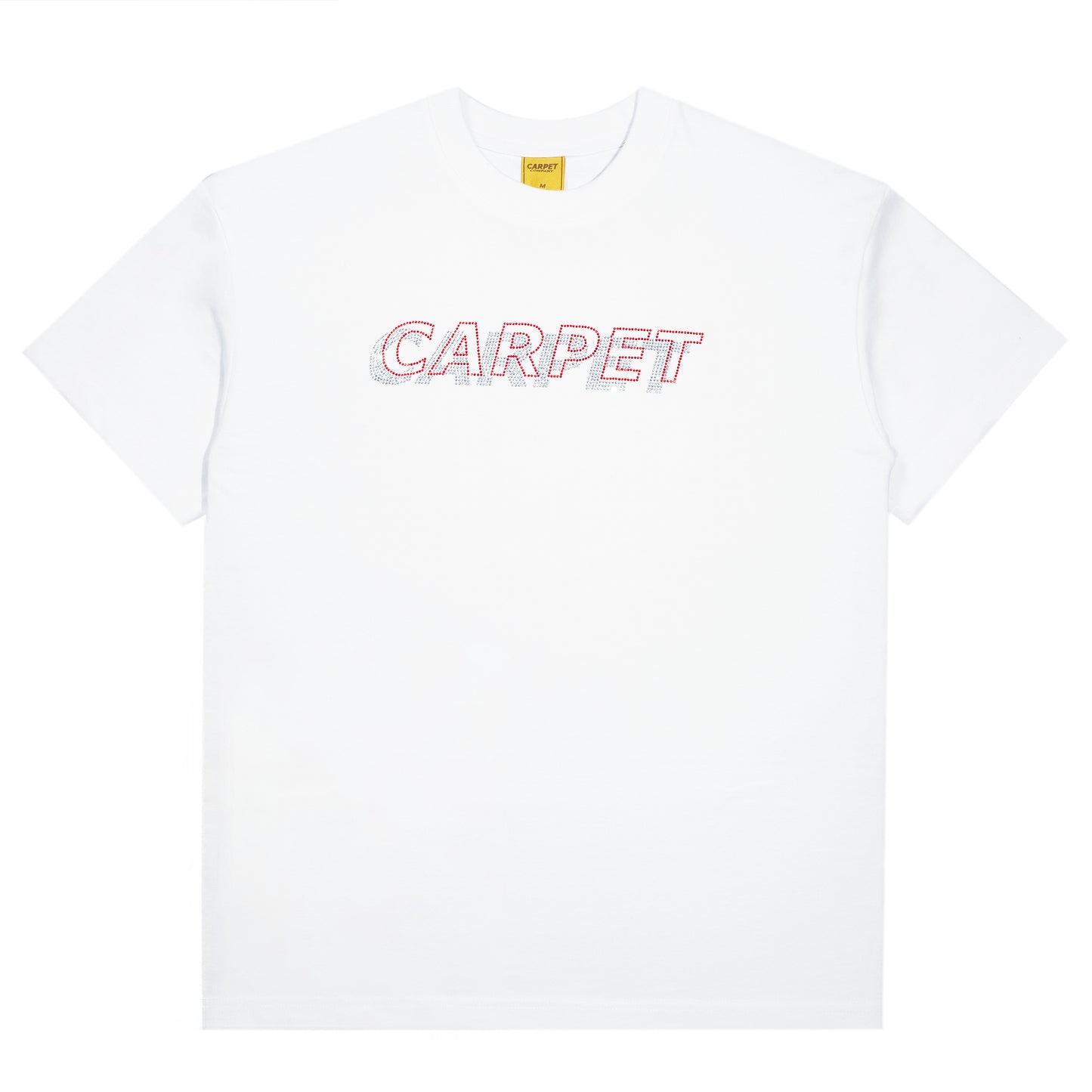 Misprint Rhinestone White Tee