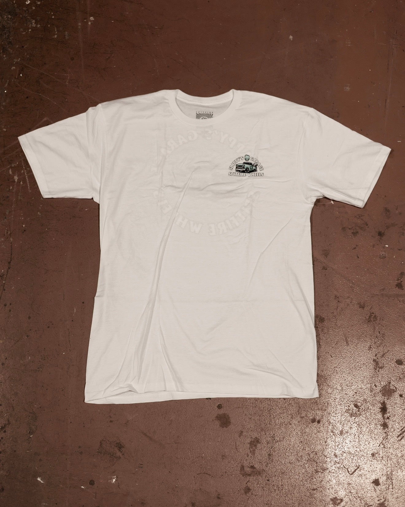 Spitfire X Slappys Garage Chevy Tee White