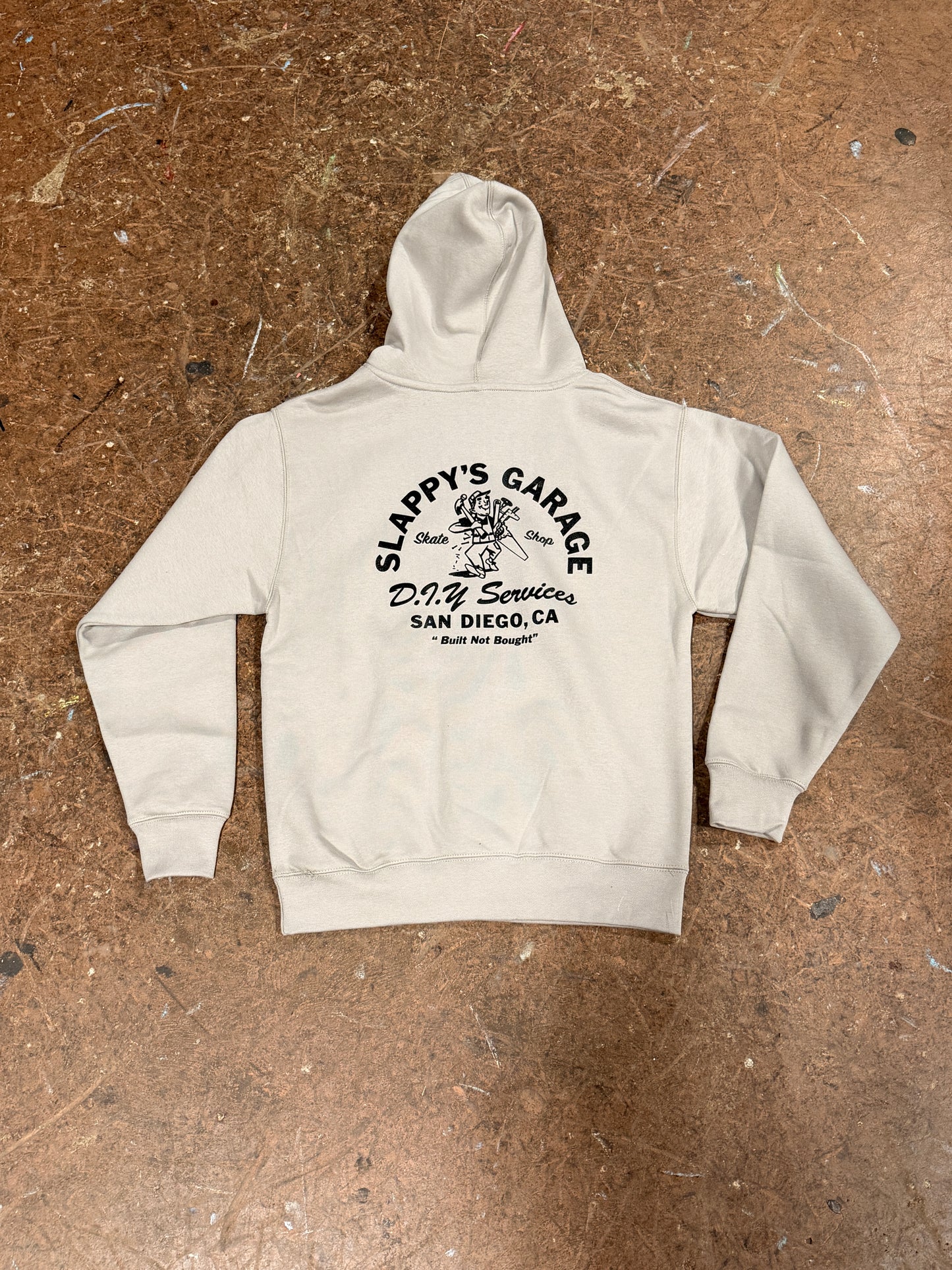 DIY Shop Hoodie - Stone Grey