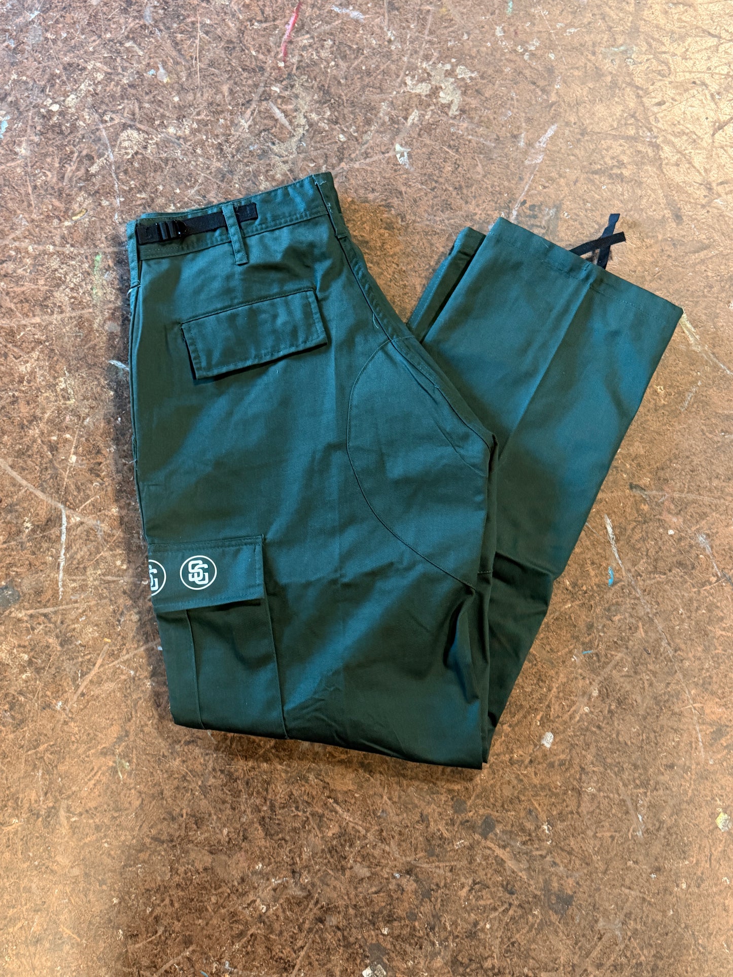 Shop Cargo Pants Dark Green